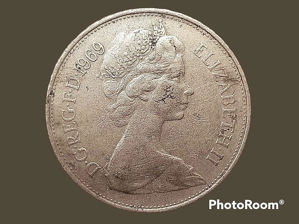 เหรียญ เงินตรา ประเทศ สหราชอาณาจักรบริเตนใหญ่และไอร์แลนด์เหนือ Pence (New) 1969