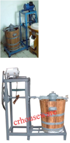 เครื่องทำไอติมโบราณ Batch Freezer ขนาดถังเบอร์ 12 ปั่นได้ 4-10 ลิตร ใช้เกลือและน้ำแข็ง