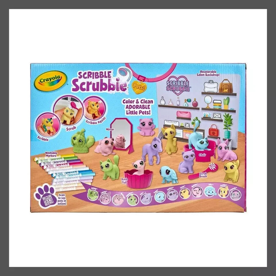 Crayola Scribble Scrubbie Beauty Shop Playset