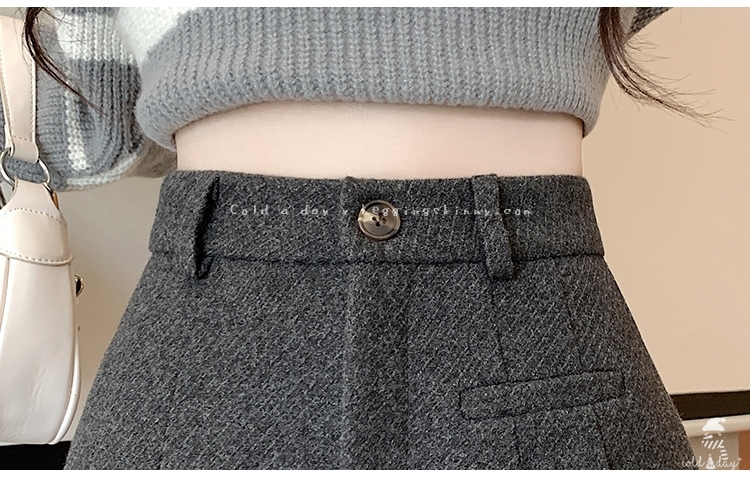 กระโปรงวูลมินิสเกิร์ต Mini Wool Skirt S-XL