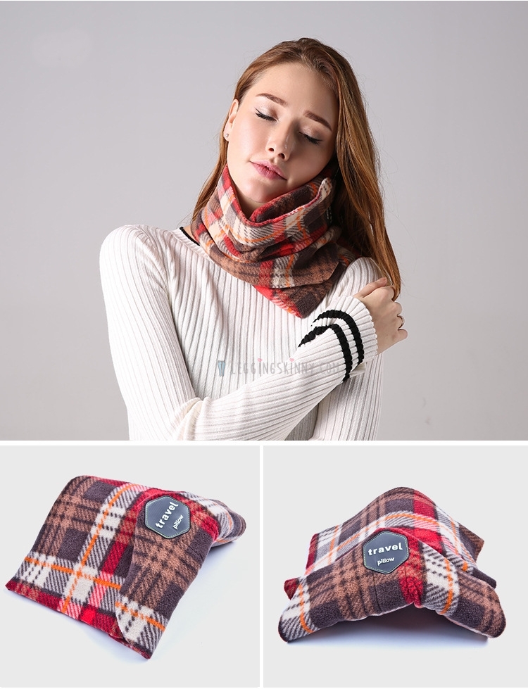 Travel Pillow หมอนรองคอแบบพกพา มี 4 สี
