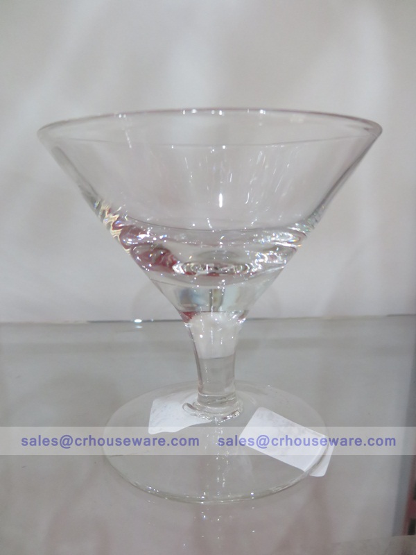 Short Martini 7 cm. - แจกันแก้ว แฮนด์เมด เนื้อใส ทรงค็อกเทล ความสูง 7 ซม. JJG-SM7