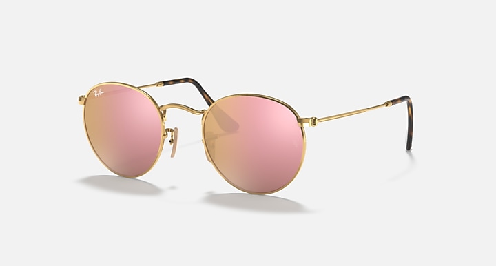 RayBan RB3447N 001/Z2 ROUND FLAT LENSES