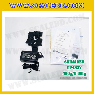 เครื่องชั่งดิจิตอล ทศนิยม 3 ตำแหน่ง รุ่น UP423Y 420gx0.001g เครื่องชั่งละเอียดสูง420g เครื่องชั่งน้ำหนัก420g ตาชั่ง420กรัม พิกัดน้ำหนัก 420g ความละเอียด 0.001g ยี่ห้อ SHIMADZU รุ่น UP423Y