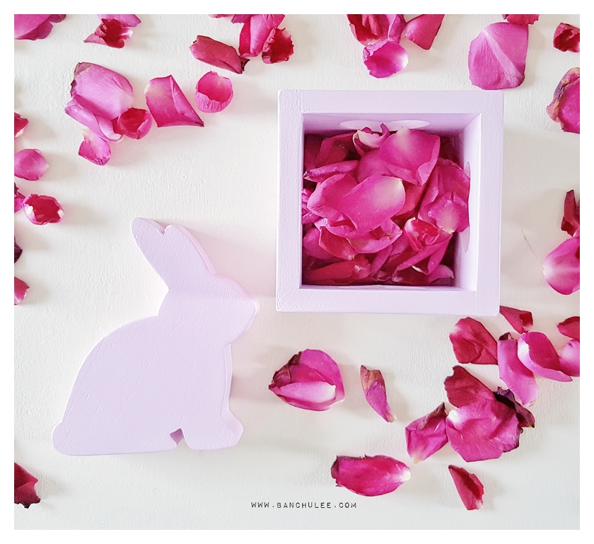 Wooden Bunny - Spring Beauty