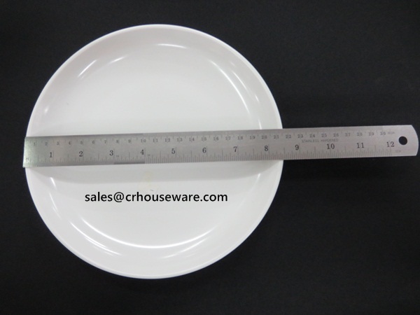 จานกลมทรงใบบัว 8.5 นิ้ว 017-41D