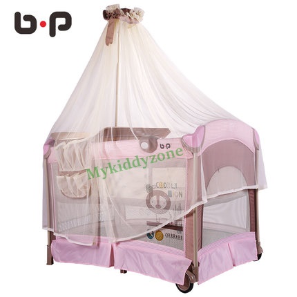 B10123 (BP1) เตียงPlay Pen เปลนอนเด็กเล็ก พร้อมแผ่นรองเปลี่ยนผ้าอ้อม