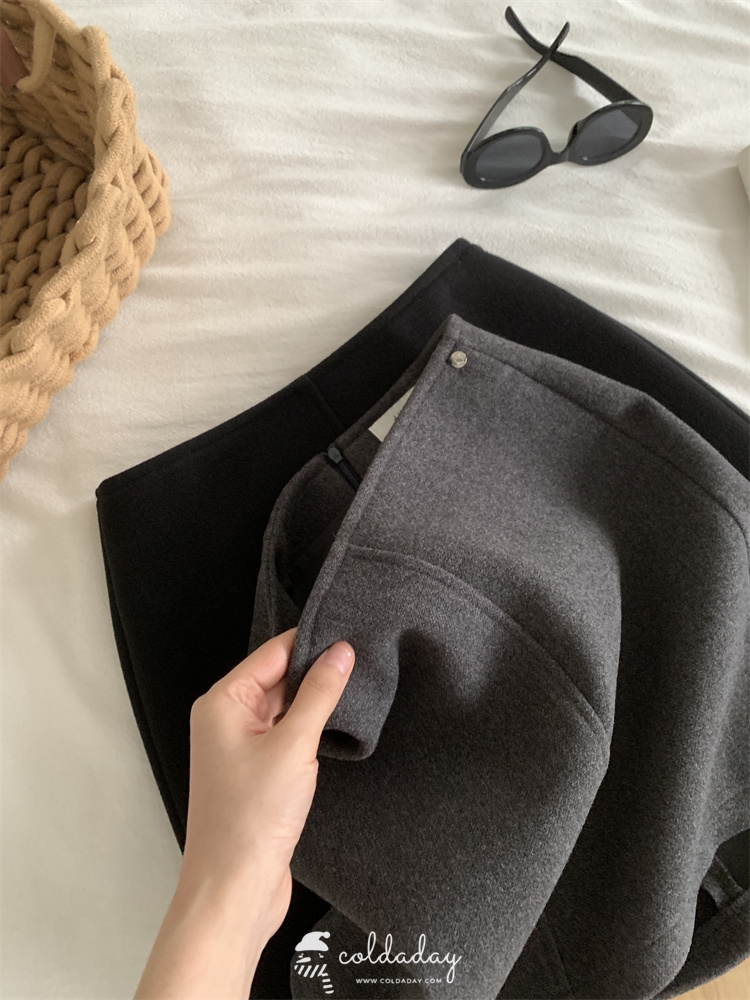 กระโปรงผ้าวูลญี่ปุ่น Japan Wool Skirt มี 3 สี S-L