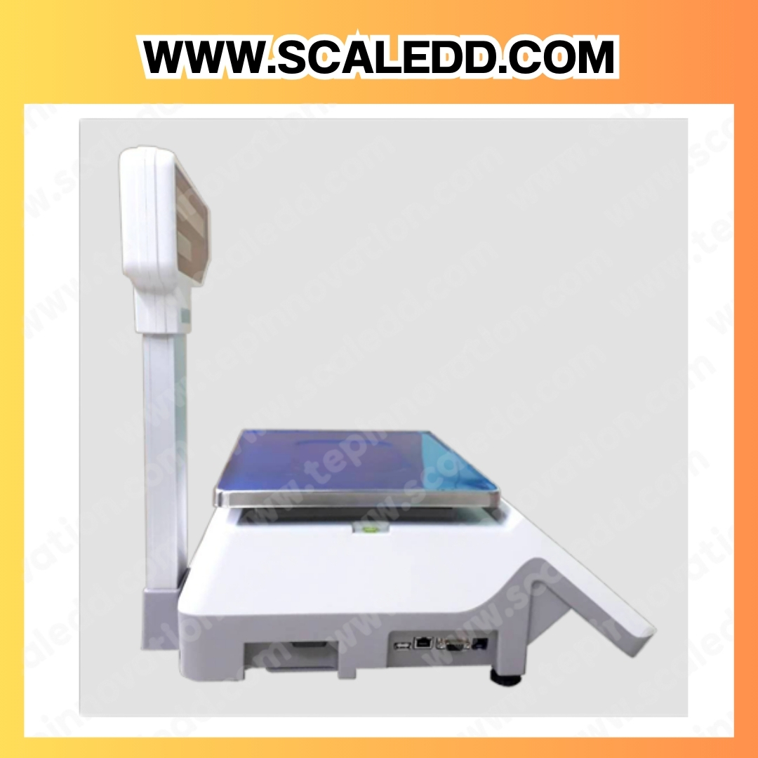 เครื่องชั่งดิจิตอลพิมพ์ฉลากบาร์โค้ด เงินสด/สิ่งพิมพ์ พิกัดน้ำหนัก 30 กก./ อ่านละเอียด 5 ก. ถาดชั่งขนาด 32.3x22.5 ซม. Linear รุ่นTM30AB (เครื่องชั่งผ่านตรวจรับรองจากสำนักชั่งตวงวัด)