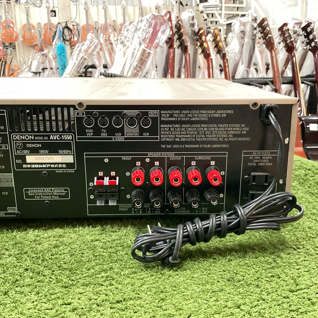 เครื่องขยายเสียง DENON : AVC-1550 สินค้าไม่พร้อมใช้งาน (ต้องซ่อม)