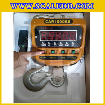 เครื่องชั่งแขวน1ตัน เครื่องชั่งดิจิตอลแบบแขวน1000kg ค่าละเอียด 0.5kg รุ่น OCS-XZ (เครื่องชั่งมีใบผ่านตรวจรับรองจากสำนักชั่งตวงวัด)