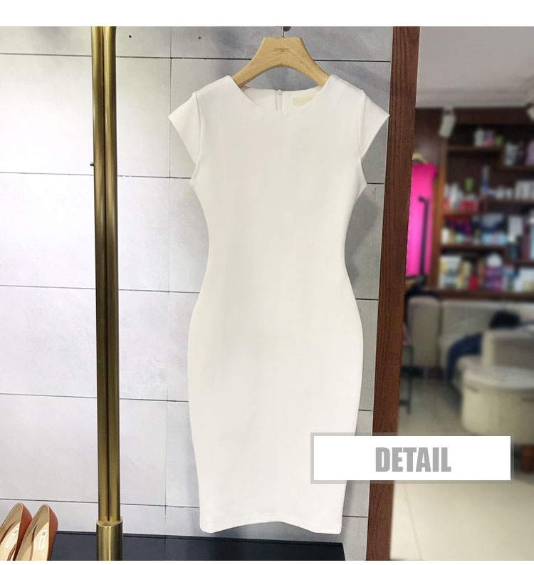 สินค้าพรีออเดอร์ ชุดเดรสแฟชั่นทำงานสไตล์เรียบหรู 4ไซส รหัส PO-Dress-020