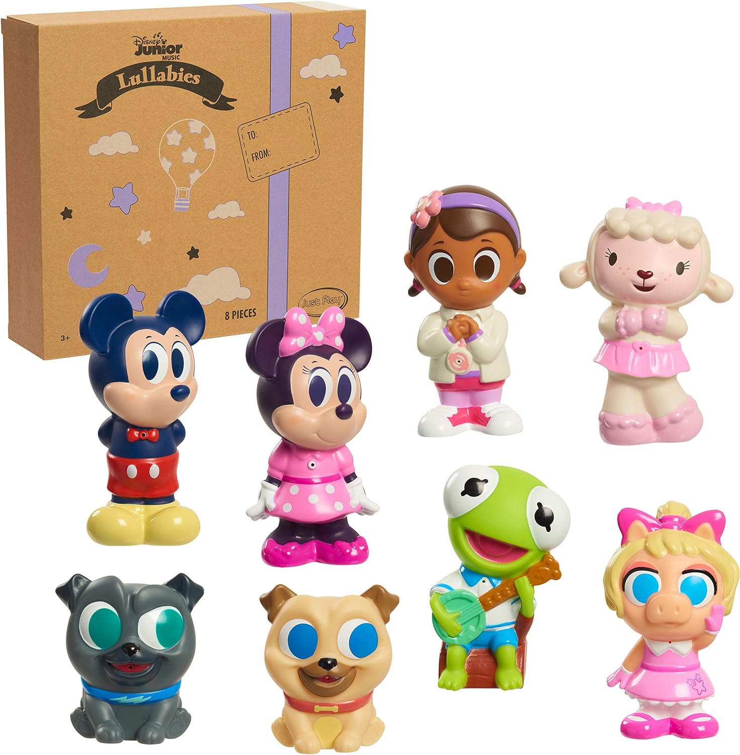 ตุ๊กตาฉีดน้ำขนาด 4 นิ้ว Disney Junior Music Lullabies Bath Toy Set