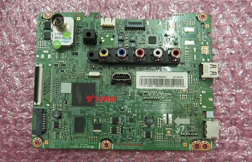 UA28F4000AR / BN94-06646U บอร์ดช่องสัญญาณ AV ใช้งานไม่ได้