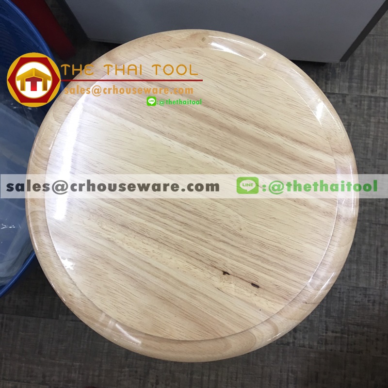 ฝาครอบขนมเค้ก 4 Pounds ฐานไม้ 005-420TW-4P