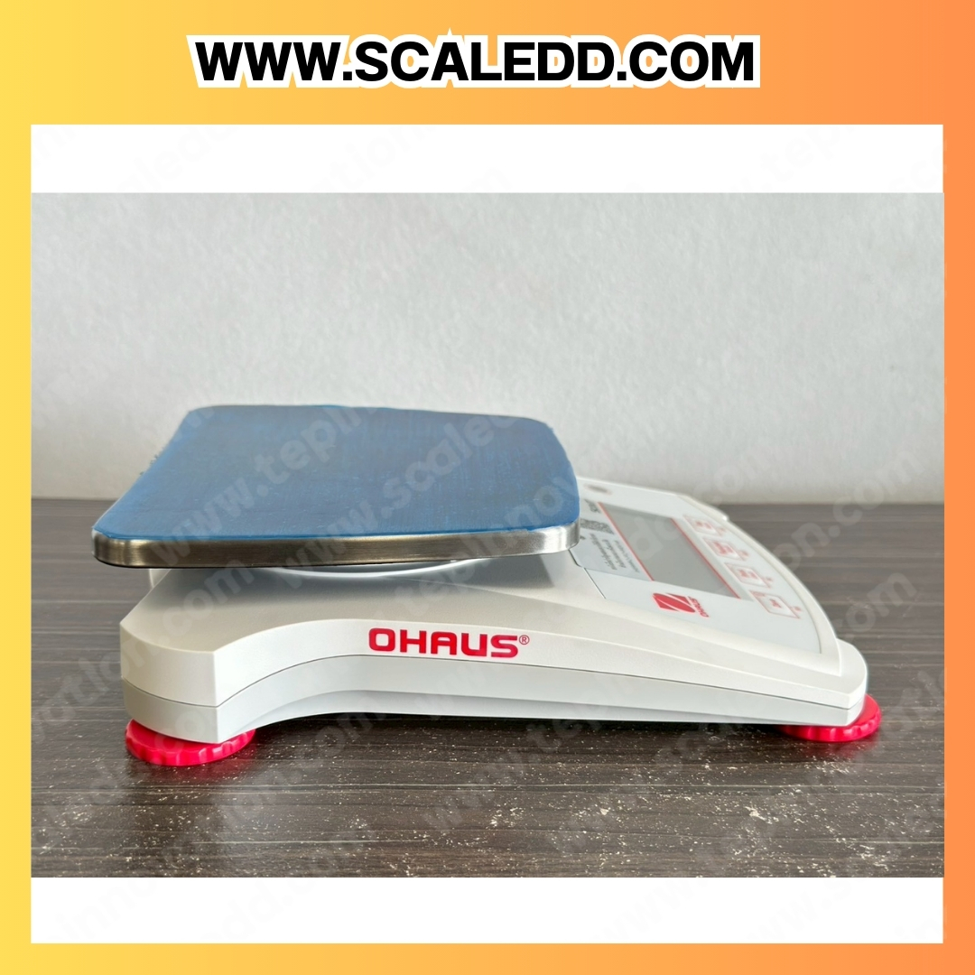 เครื่องชั่งดิจิตอล ทศนิยม 2 ตำแหน่ง พิกัด 2200g x0.01g เครื่องชั่งละเอียดสูง 2200g เครื่องชั่งน้ำหนัก 2200g ตาชั่ง 2200 กรัม พิกัดน้ำหนัก 2200 g ความละเอียด 0.01 g ยี่ห้อ OHAUS รุ่น SPX2202 (เครื่องชั่งตรวจรับรองจากสำนักงานกลางชั่งตวงวัด)