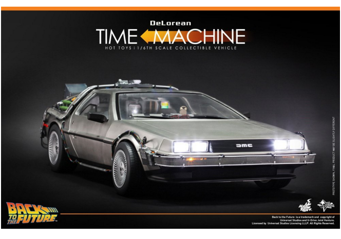 HOTTOYS - Back to the future - DeLorean Time Machine (กล่องใหญ่มากๆครับ)