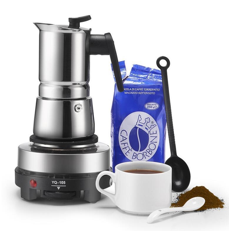 เตาไฟฟ้าอเนกประสงค์ขนาดเล็กสำหรับ ต้มกาแฟ อุ่นอาหาร เตาขนาดพกพา ใช้กับ moka pot 500W BOSS