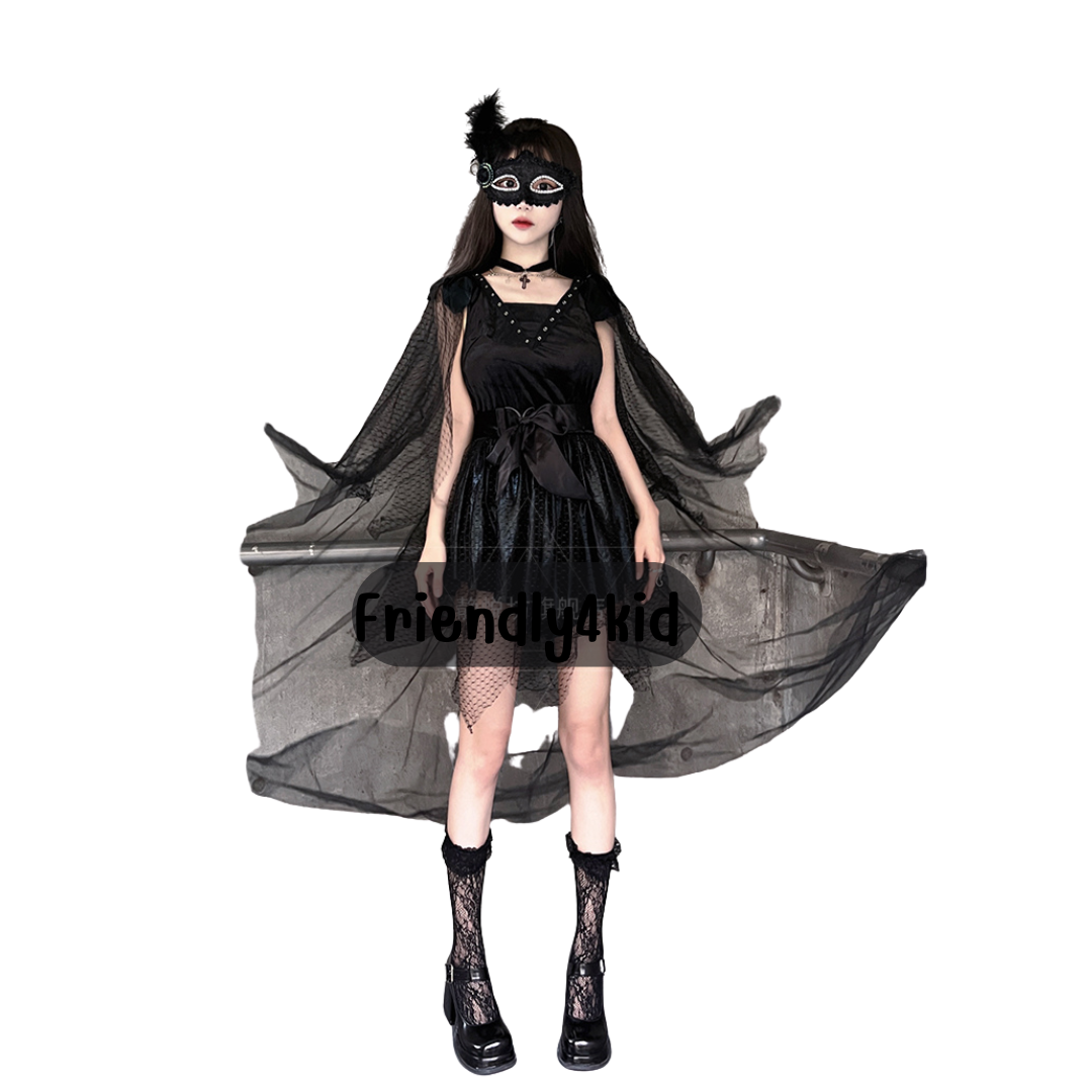 Friendly4kid haloween ชุดฮาโลวีน ผู้ใหญ่ แวมไพร์แม่ชี