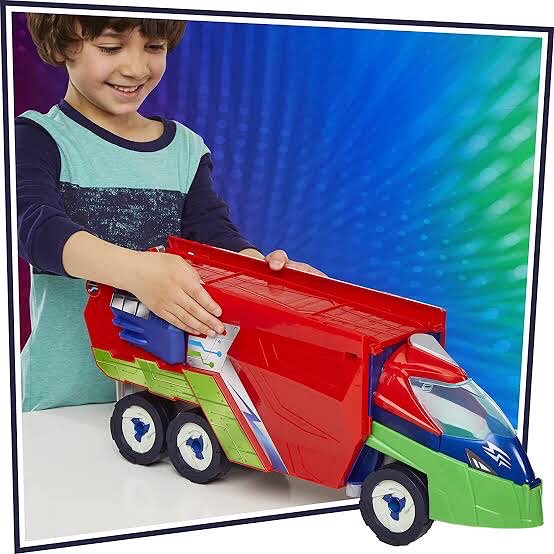 รถ PJ Masks PJ Launching Seeker Preschool Toy, Transforming Vehicle