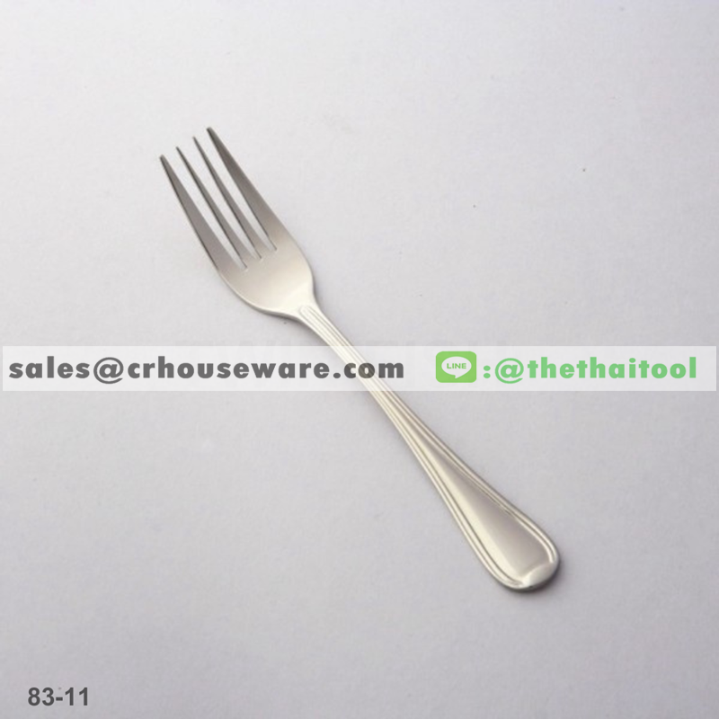 ส้อมชาสแตนเลส 83 ลายพิจิตร รหัสสินค้า 008-TF83-11