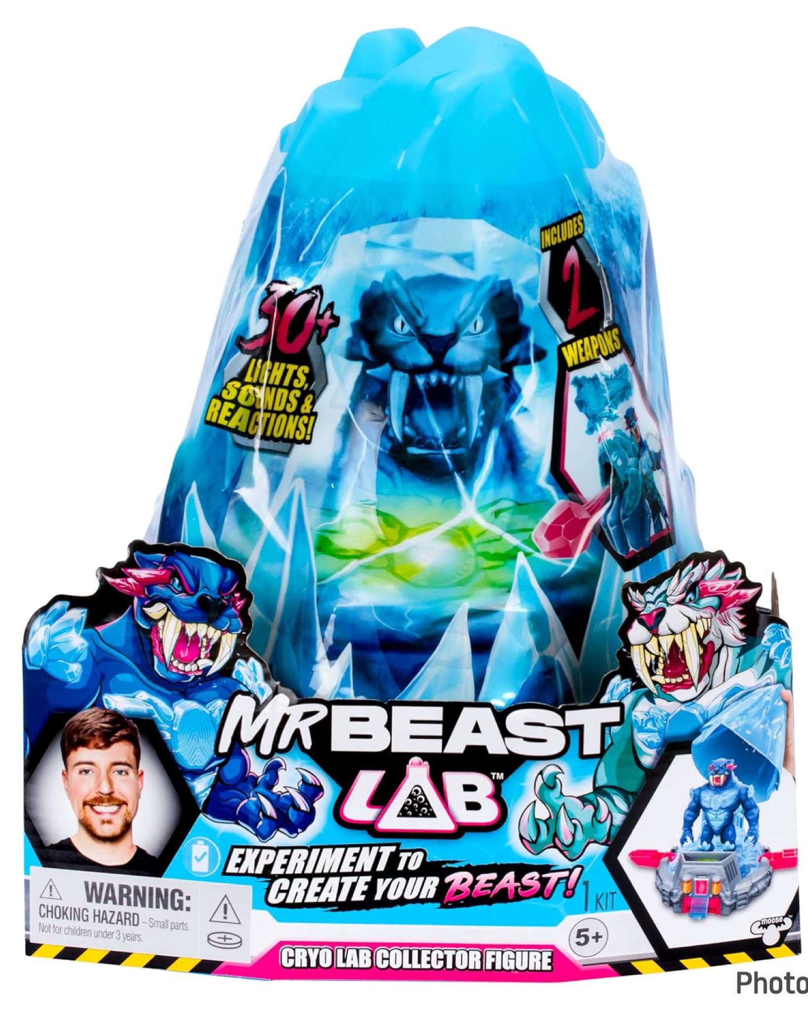MrBeast Lab Cryo Lab Mystery Collector Figure Playset