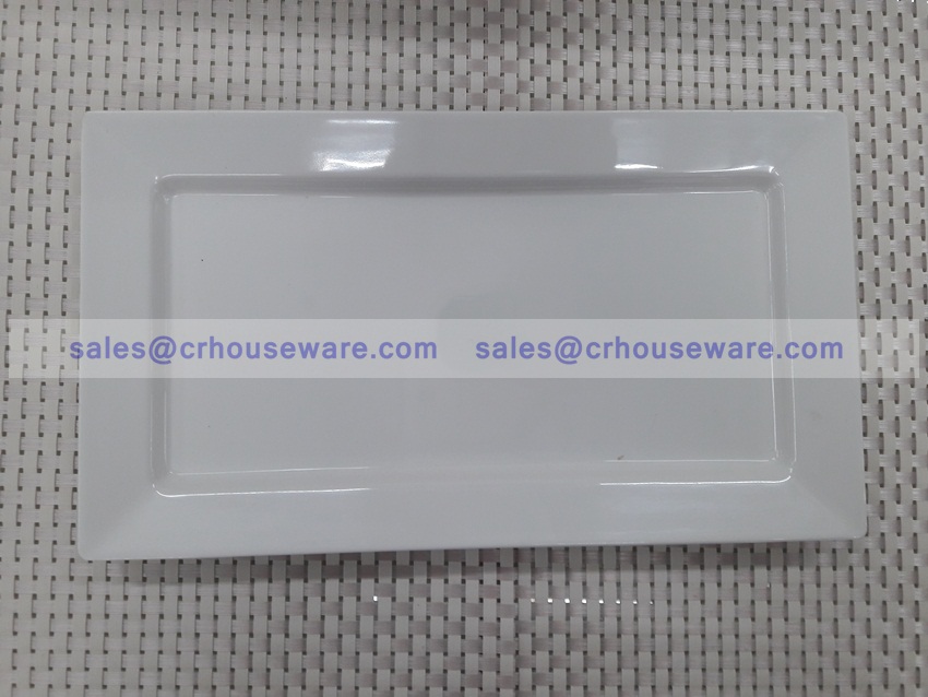 จานสี่เหลี่ยมมีขอบ 12 นิ้ว 017-PX-21812