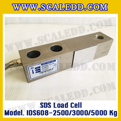 โหลดเซลล์ Shear beam floor scale IDS608 ขนาดใหญ่ พร้อมขา สำหรับรองรับน้ำหนักเครื่องชั่ง พิกัด 2500 , 3000 , 5000 Kg โหลดเซลล์ ยี่ห้อ SDS รุ่น IDS608