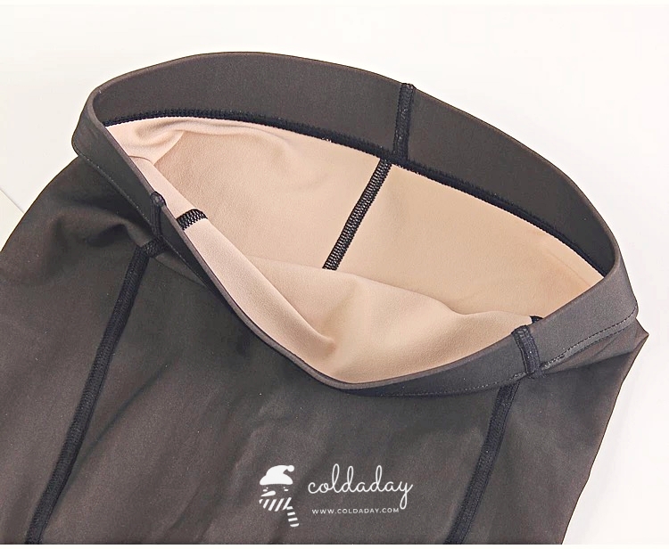 เลกกิ้งถุงน่องซีทรู สีดำ (ไม่บุขน)