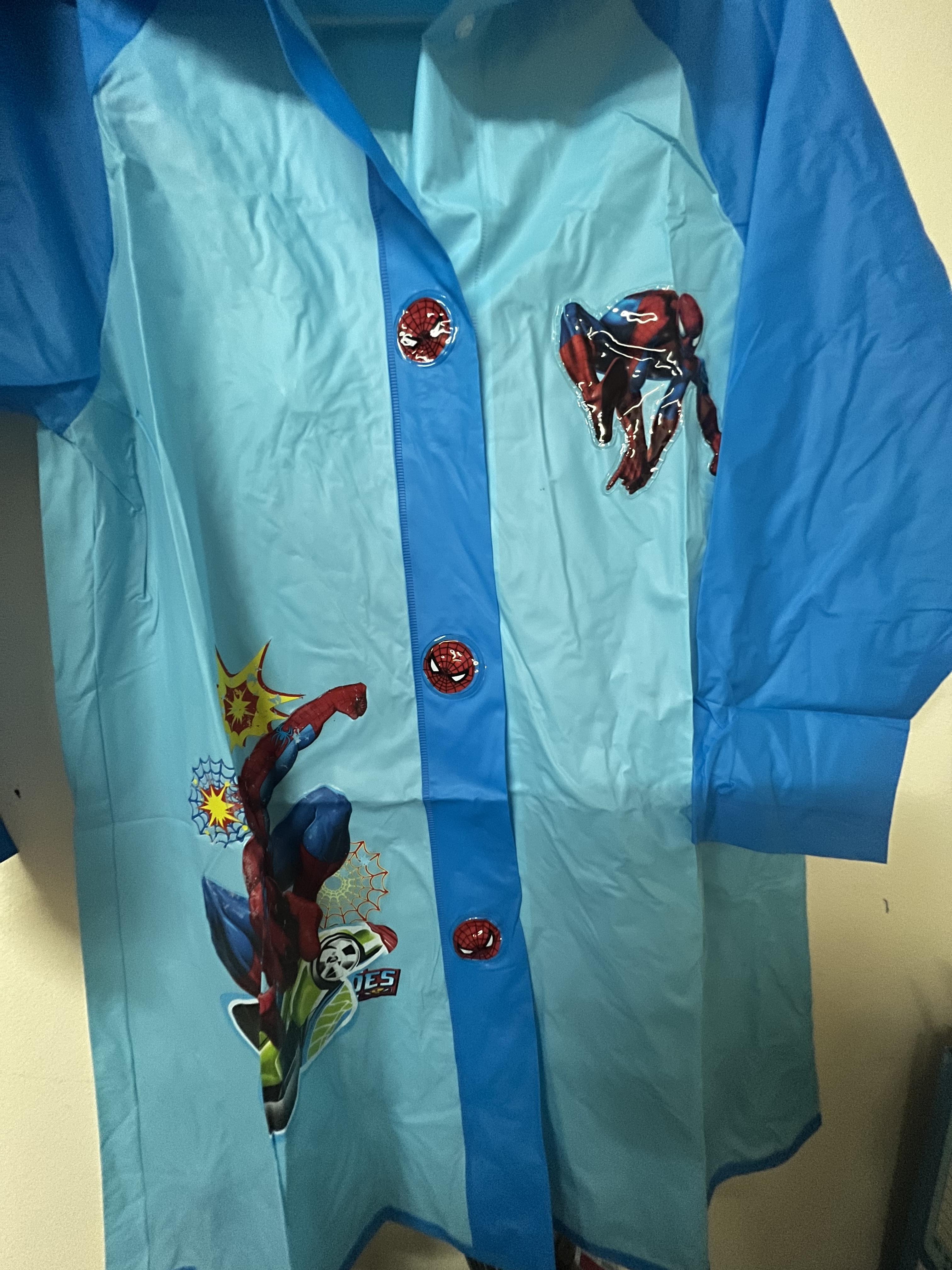 เสื้อกันฝน ชุดกันฝน เด็ก ลายสไปเดอร์แมน