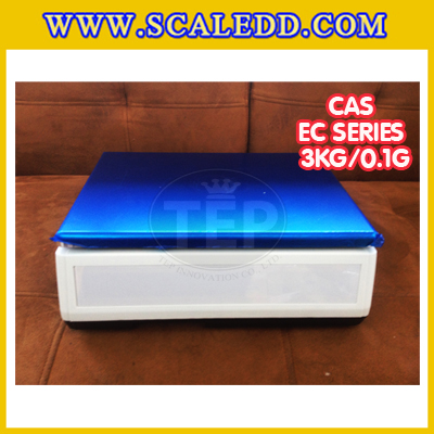 เครื่องชั่งนับจำนวนตั้งโต๊ะ3kg เครื่องชั่งน้ำหนัก3kg เครื่องชั่ง3kg กิโล ตาชั่งนับชิ้นงาน3kg เครื่องชั่งดิจิตอล3kg. ความละเอียด0.1g ยี่ห้อ CAS รุ่น EC (เครื่องชั่งผ่านตรวจรับรอง)