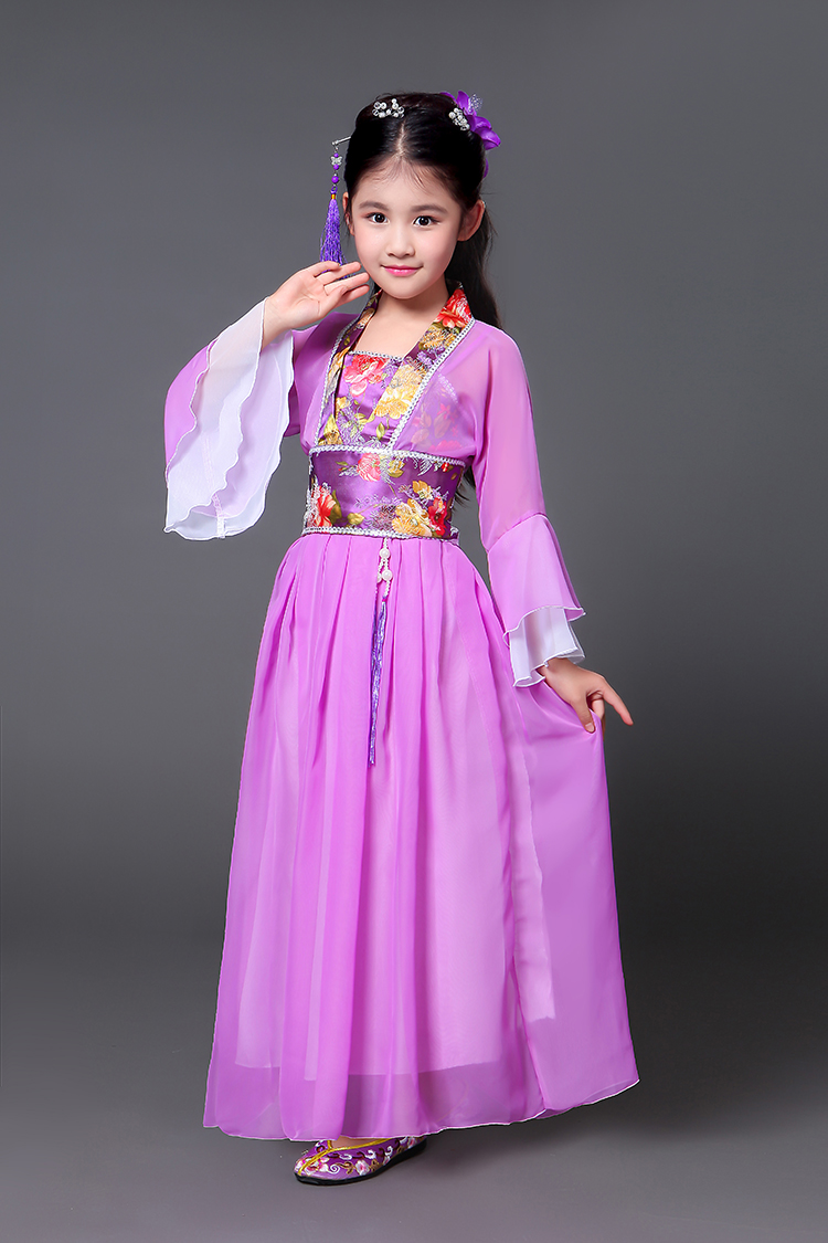 พร้อมส่ง ชุดจีน กี่เพ้า จีนโบราณ เดรสยาวแขนระบายขาว