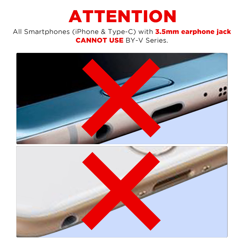 BOYA BY-V ไมค์ไร้สาย 2.4GHz ตัดเสียงรบกวน ระดับมืออาชีพ