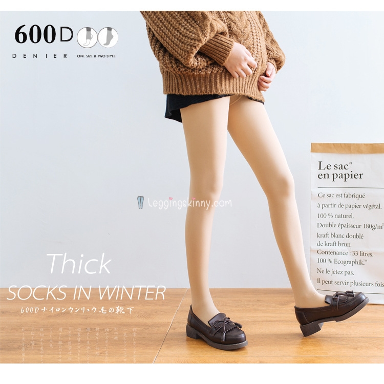 เลกกิ้งกันหนาวคนท้องญี่ปุ่น 600D มี 2 สี