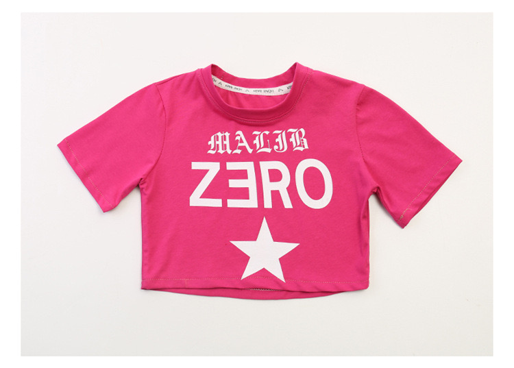 ชุดเต้น ชุดเชียร์ เสื้อแขนสั้นZERO +กระโปรงระบายชั้นสีขาว