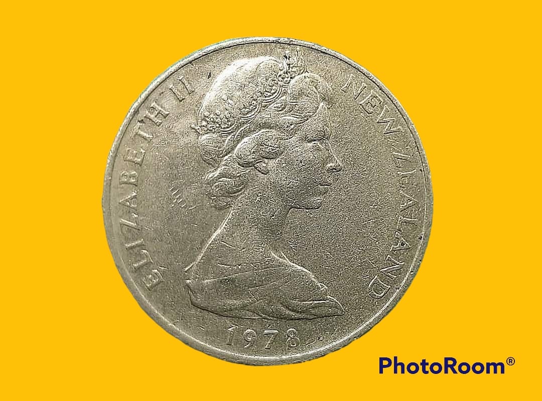 เหรียญ เงินหมุนเวียน นิวซีแลนด์ 20 Cents 1978