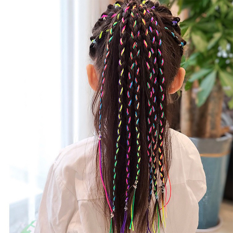 พร้อมส่ง กิ๊บติดผม ไฮไลท์สีผมเด็ก เปียผม เปียถักร้อย