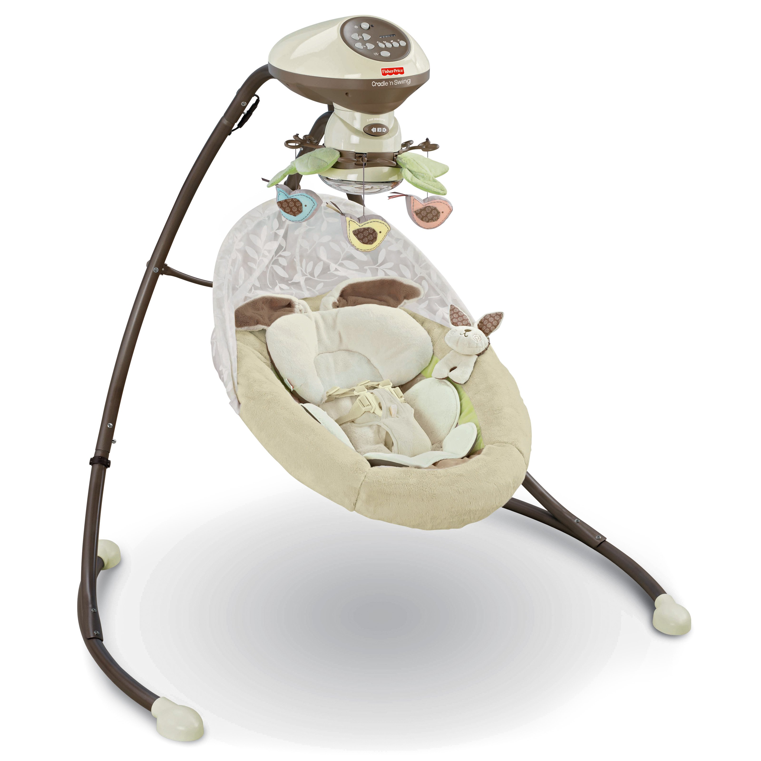 เปลสวิงอัตโนมัติอันดับ 1 ในอเมริกา Fisher-Price Cradle 'N Swing, My Little Snugabunny