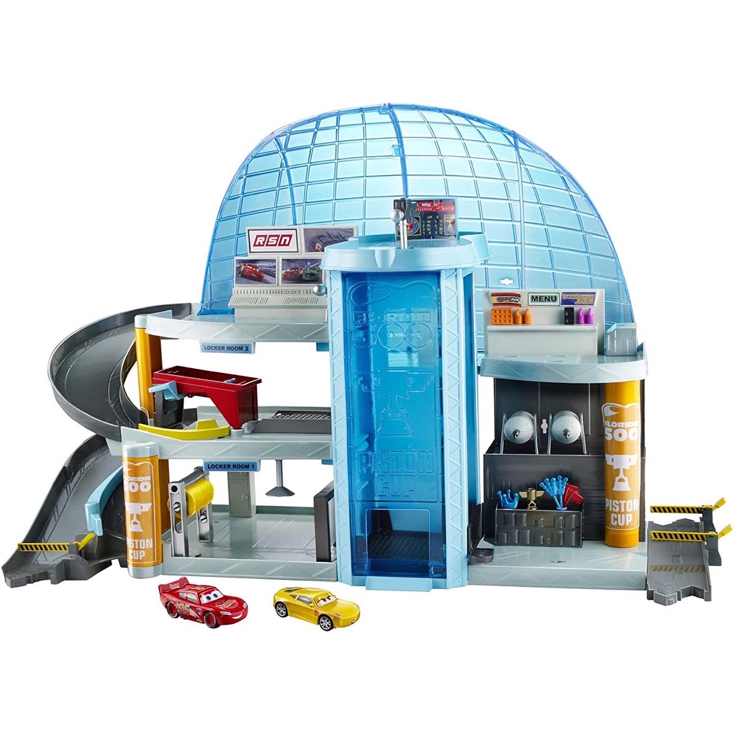 Disney Pixar Cars 3 Florida Speedway Mega Garage