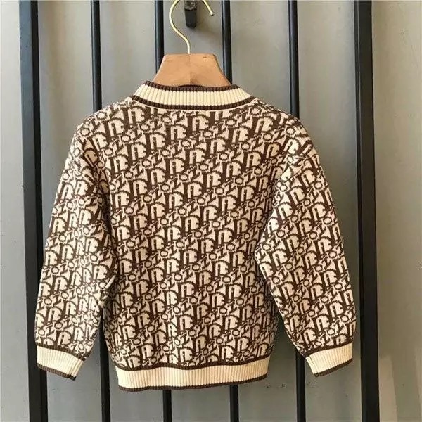 กันหนาว: เสื้อกันหนาวเด็ก กระดุมหน้า ผ้าสำลี