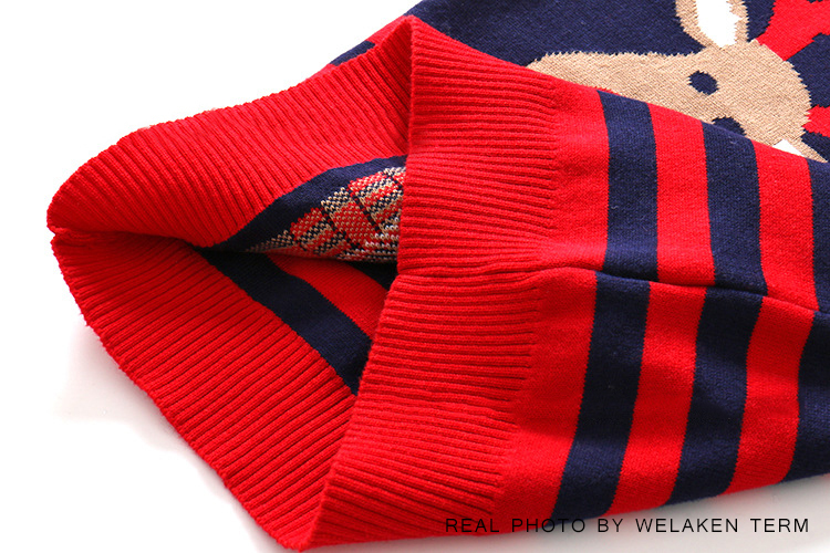 เสื้อกันหนาว ไหมพรม ลายกวาง