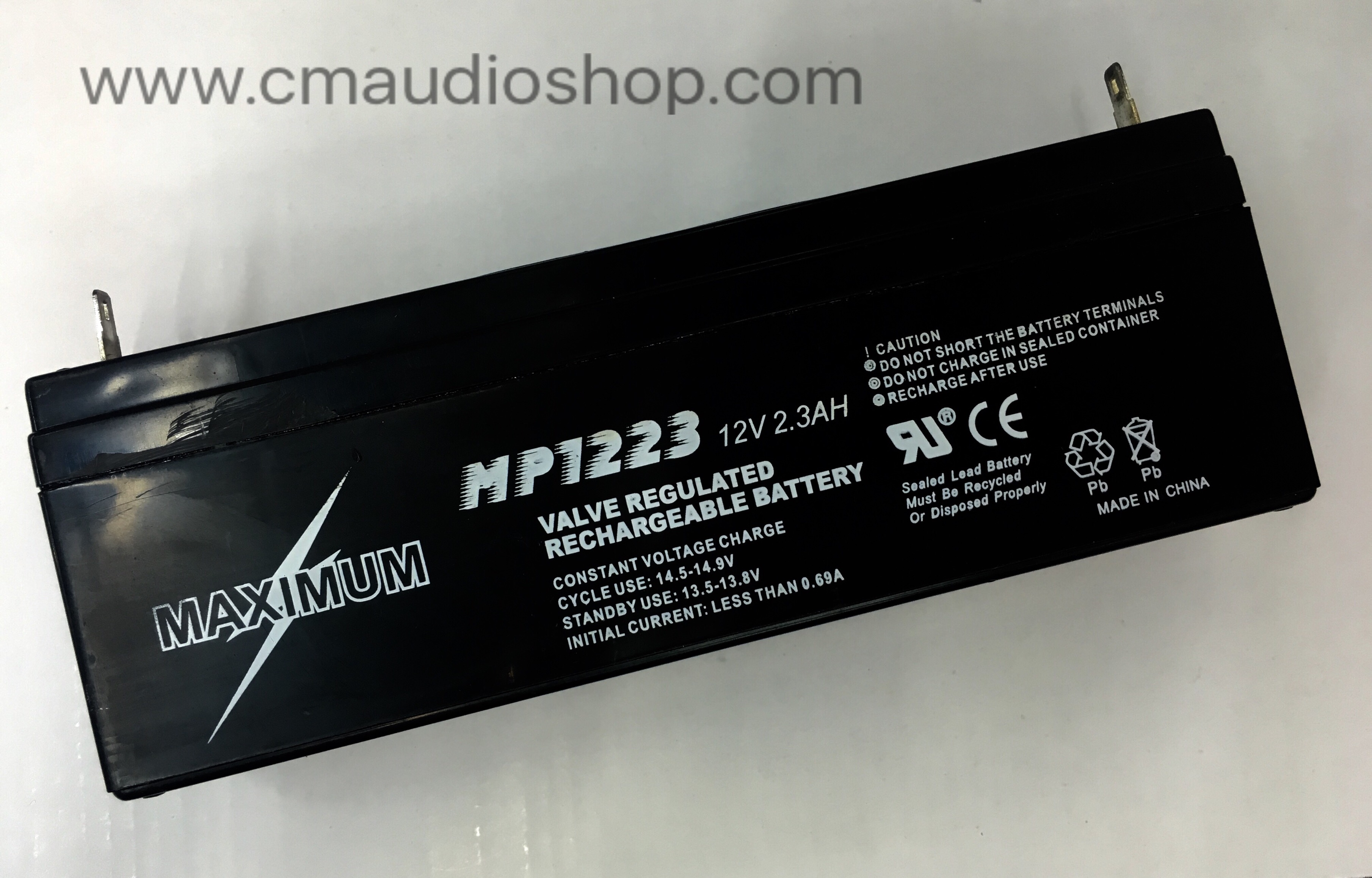 แบตเตอรี่ : สำหรับลำโพงขยายเสียงแบบพกพา Deccon PWS-230