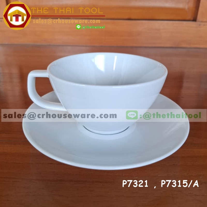 TEA CUP Code : P 7321 COFFEE CUP SAUCER Code : P 7315/A