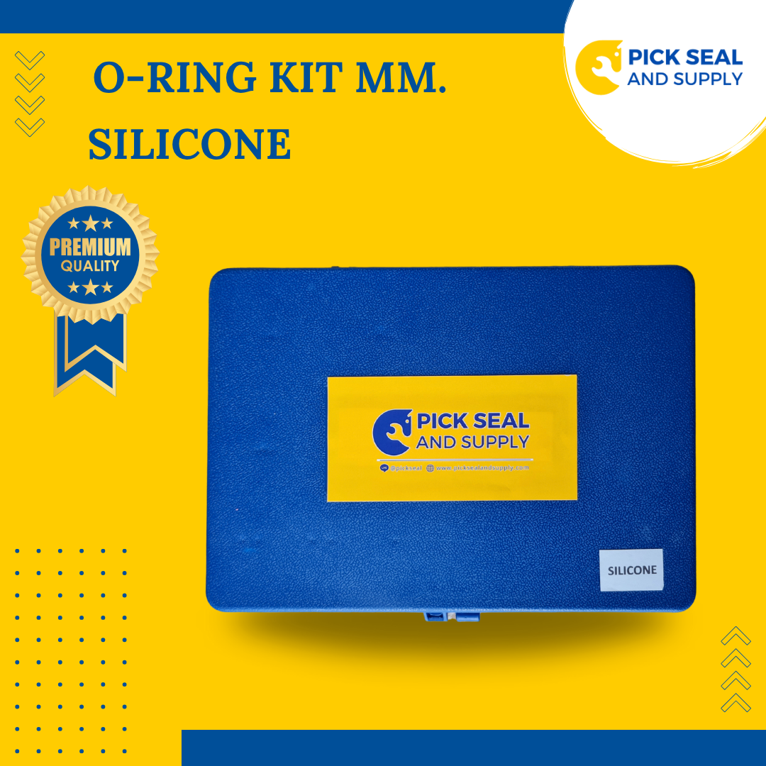 โอริงกล่อง สีน้ำเงิน Silicone 80 Hs (ไซส์มิล)