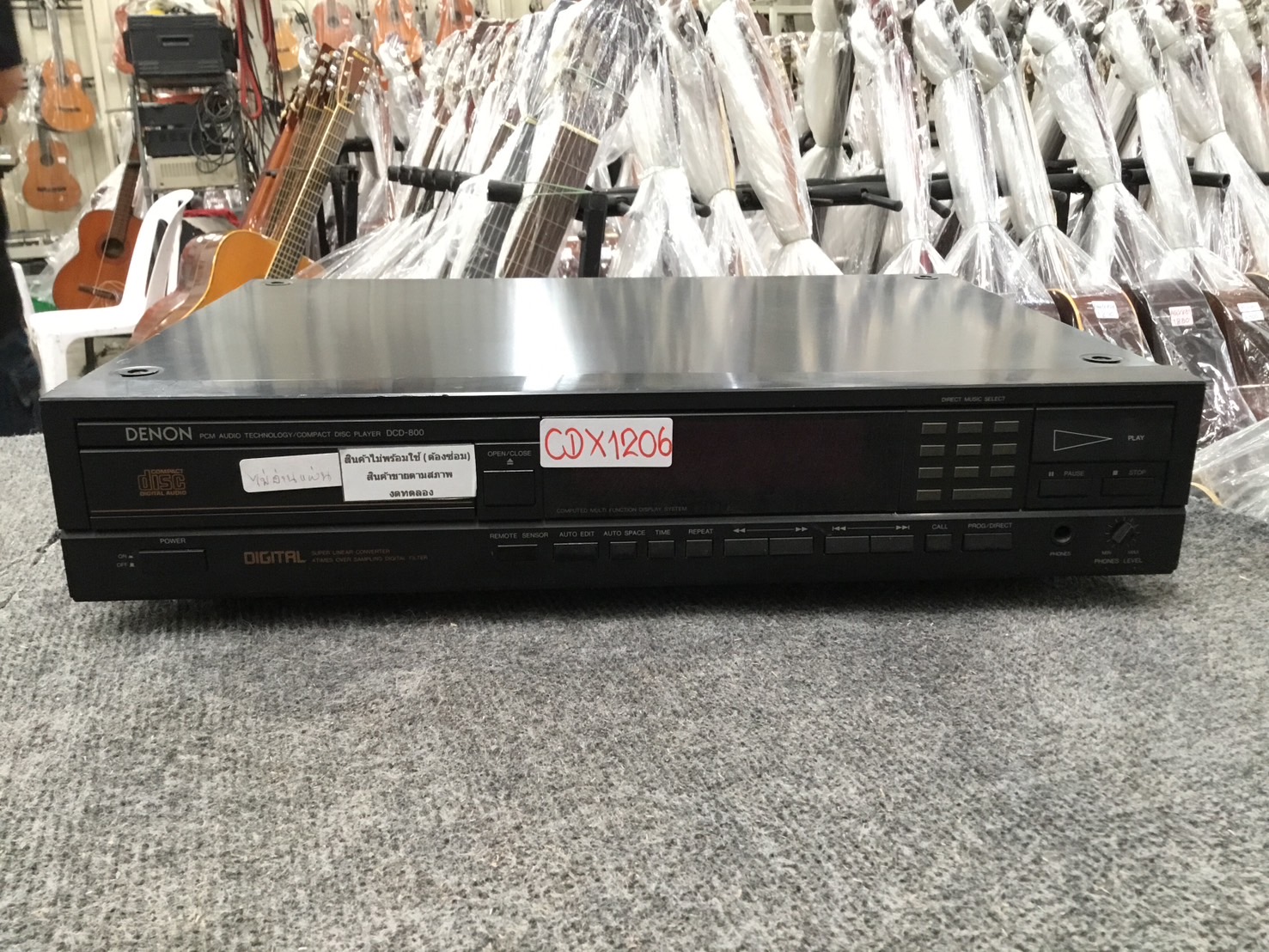 เครื่องเล่น CD - DENON : DCD-800 สินค้าไม่พร้อมใช้(ต้องซ่อม)