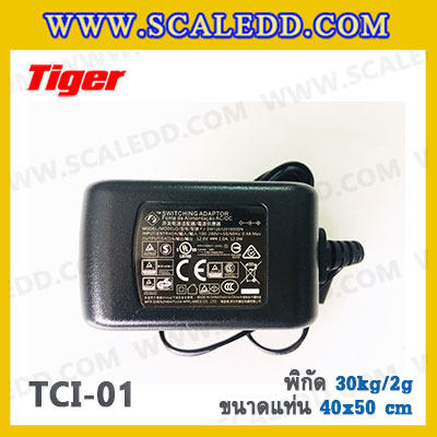 เครื่องชั่งน้ำหนักดิจิตอลนับชิ้นงาน พิกัด 30kg ความละเอียด 2g ขนาดแท่น 40*50cm. ยี่ห้อ TIGER รุ่น TCI-01 (สามารถติดตั้งอุปกรณ์เสริมได้)