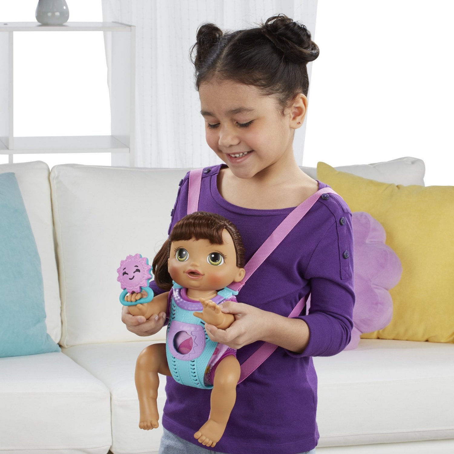 ตุ๊กตาคลานได้ Baby Alive Baby Go Bye Bye (Brunette )