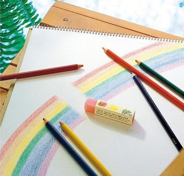 ยางลบลบสีไม้Seed (Seed Color Pencil Eraser)
