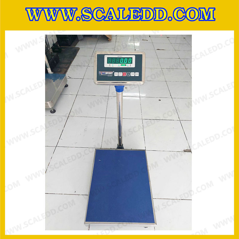 เครื่องชั่งดิจิตอลตั้งพื้น พิกัดน้ำหนัก 300kg ค่าละเอียด 50g ขนาดแท่นชั่ง 40x50 cm. ยี่ห้อ Dynaweight รุ่น DW611 (เครื่องชั่งผ่านตรวจรับรองจากสำนักชั่งตวงวัด)
