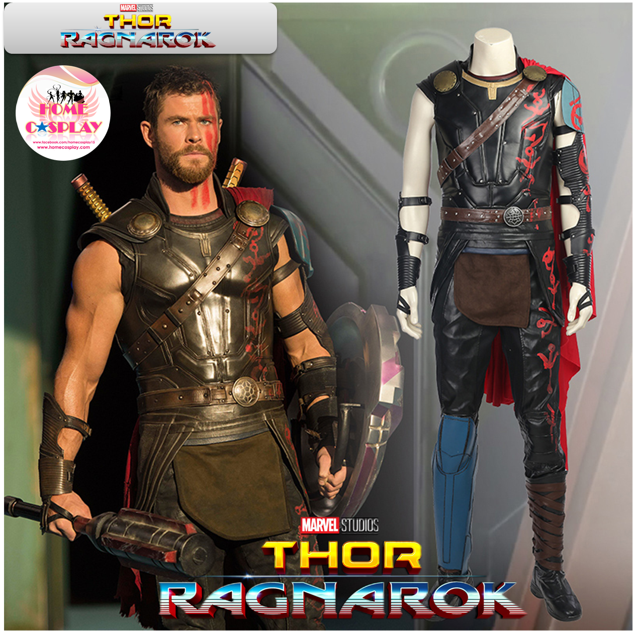 Super Premium Set: ชุดพรีเมียม ธอร์ เทพเจ้าสายฟ้า - Thor Ragnarok